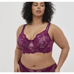 TORRID DOT LACE UNDERWIRE BRA SIZE 2X